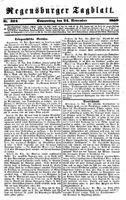 Regensburger Tagblatt Donnerstag 24. November 1859