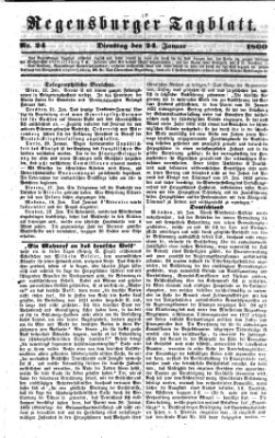 Regensburger Tagblatt Dienstag 24. Januar 1860