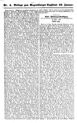 Regensburger Tagblatt Donnerstag 12. Januar 1860