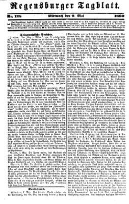 Regensburger Tagblatt Mittwoch 9. Mai 1860