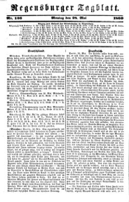 Regensburger Tagblatt Montag 28. Mai 1860