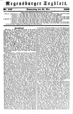 Regensburger Tagblatt Donnerstag 31. Mai 1860