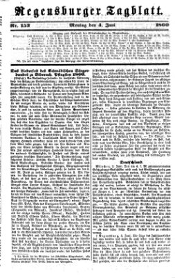 Regensburger Tagblatt Montag 4. Juni 1860