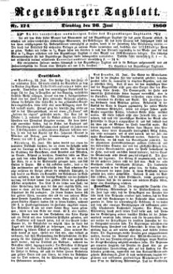 Regensburger Tagblatt Dienstag 26. Juni 1860