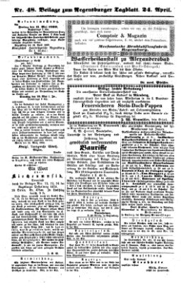 Regensburger Tagblatt Sonntag 24. April 1859