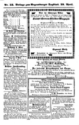 Regensburger Tagblatt Freitag 29. April 1859