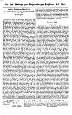 Regensburger Tagblatt Donnerstag 12. Mai 1859