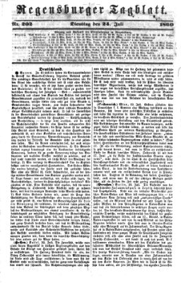 Regensburger Tagblatt Dienstag 24. Juli 1860