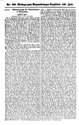 Regensburger Tagblatt Dienstag 10. Juli 1860