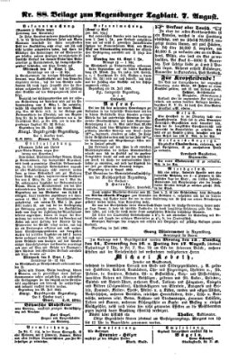 Regensburger Tagblatt Dienstag 7. August 1860