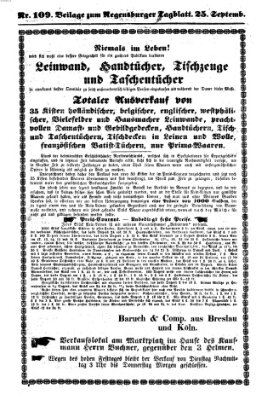 Regensburger Tagblatt Dienstag 25. September 1860