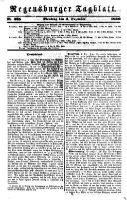 Regensburger Tagblatt Dienstag 4. Dezember 1860