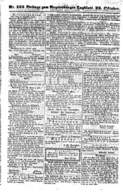 Regensburger Tagblatt Dienstag 23. Oktober 1860