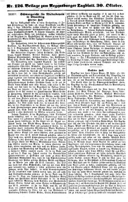 Regensburger Tagblatt Dienstag 30. Oktober 1860