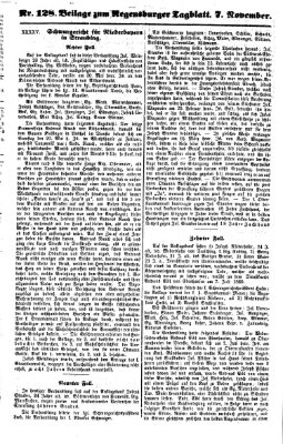 Regensburger Tagblatt Mittwoch 7. November 1860