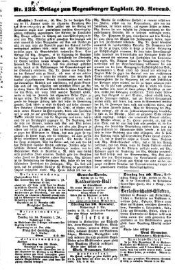 Regensburger Tagblatt Dienstag 20. November 1860