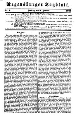 Regensburger Tagblatt Freitag 4. Januar 1861