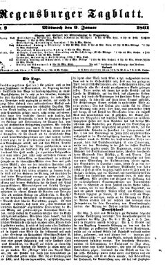 Regensburger Tagblatt Mittwoch 9. Januar 1861