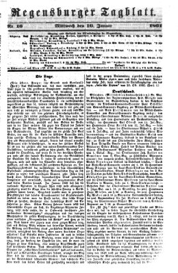 Regensburger Tagblatt Mittwoch 16. Januar 1861