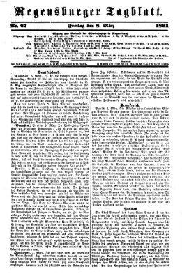 Regensburger Tagblatt Freitag 8. März 1861