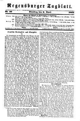 Regensburger Tagblatt Dienstag 9. April 1861