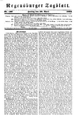 Regensburger Tagblatt Freitag 19. April 1861