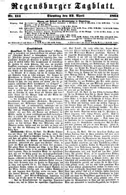 Regensburger Tagblatt Dienstag 23. April 1861