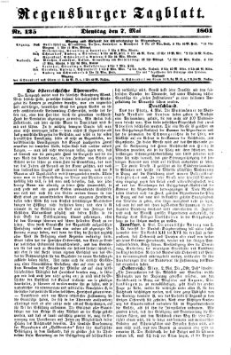 Regensburger Tagblatt Dienstag 7. Mai 1861