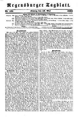 Regensburger Tagblatt Montag 13. Mai 1861