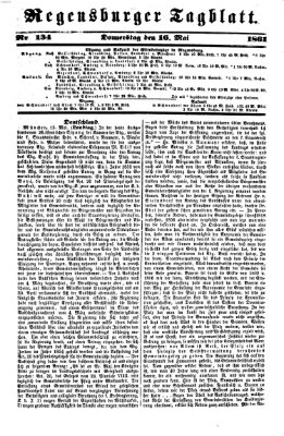 Regensburger Tagblatt Donnerstag 16. Mai 1861