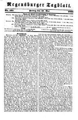 Regensburger Tagblatt Freitag 17. Mai 1861