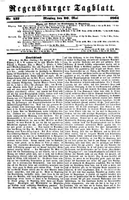 Regensburger Tagblatt Montag 20. Mai 1861