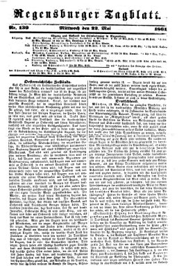 Regensburger Tagblatt Mittwoch 22. Mai 1861