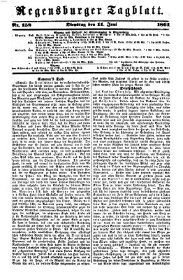 Regensburger Tagblatt Dienstag 11. Juni 1861