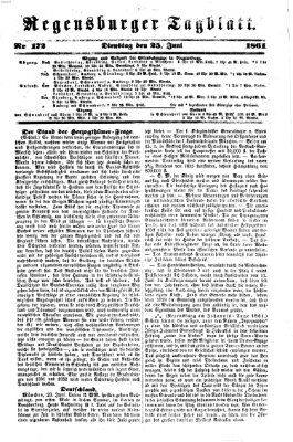 Regensburger Tagblatt Dienstag 25. Juni 1861