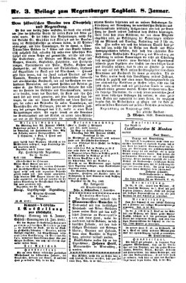 Regensburger Tagblatt Dienstag 8. Januar 1861