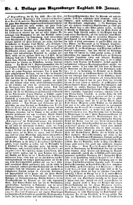 Regensburger Tagblatt Donnerstag 10. Januar 1861