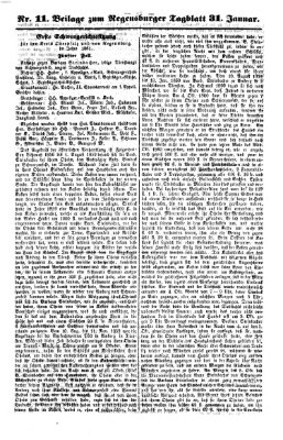 Regensburger Tagblatt Donnerstag 31. Januar 1861