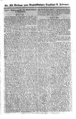 Regensburger Tagblatt Donnerstag 7. Februar 1861