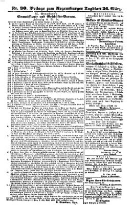 Regensburger Tagblatt Dienstag 26. März 1861