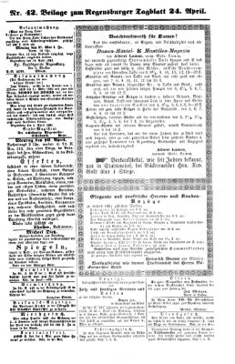 Regensburger Tagblatt Mittwoch 24. April 1861