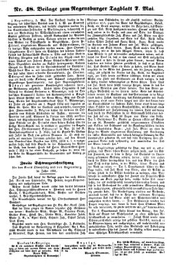 Regensburger Tagblatt Dienstag 7. Mai 1861