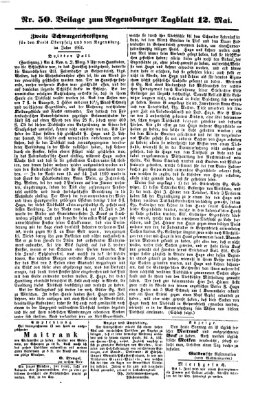 Regensburger Tagblatt Sonntag 12. Mai 1861