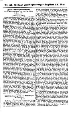 Regensburger Tagblatt Dienstag 14. Mai 1861