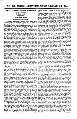 Regensburger Tagblatt Dienstag 21. Mai 1861