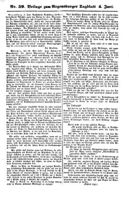 Regensburger Tagblatt Dienstag 4. Juni 1861