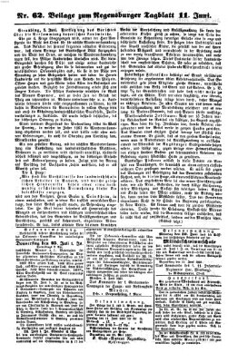 Regensburger Tagblatt Dienstag 11. Juni 1861