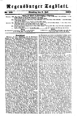 Regensburger Tagblatt Dienstag 2. Juli 1861