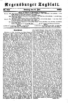 Regensburger Tagblatt Montag 8. Juli 1861