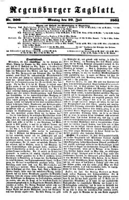 Regensburger Tagblatt Montag 29. Juli 1861